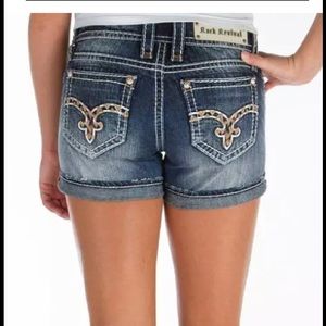 Rock Revival Julie Mid-Rise Stretch Short